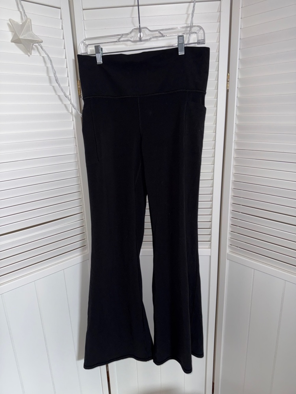 Athleta Black Boot-Cut Flare Leggings